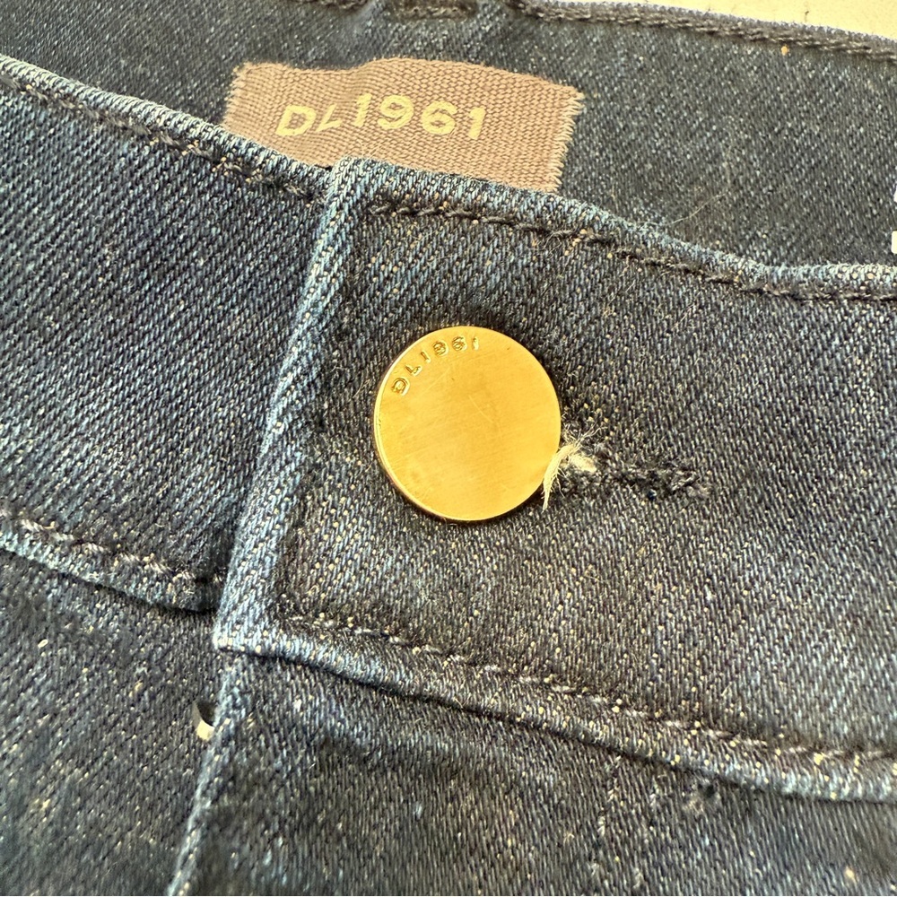 DL1961 Womens Patti Straight High Rise Vintage Ankle Jeans Sz 26 Like New - Picture 8 of 10